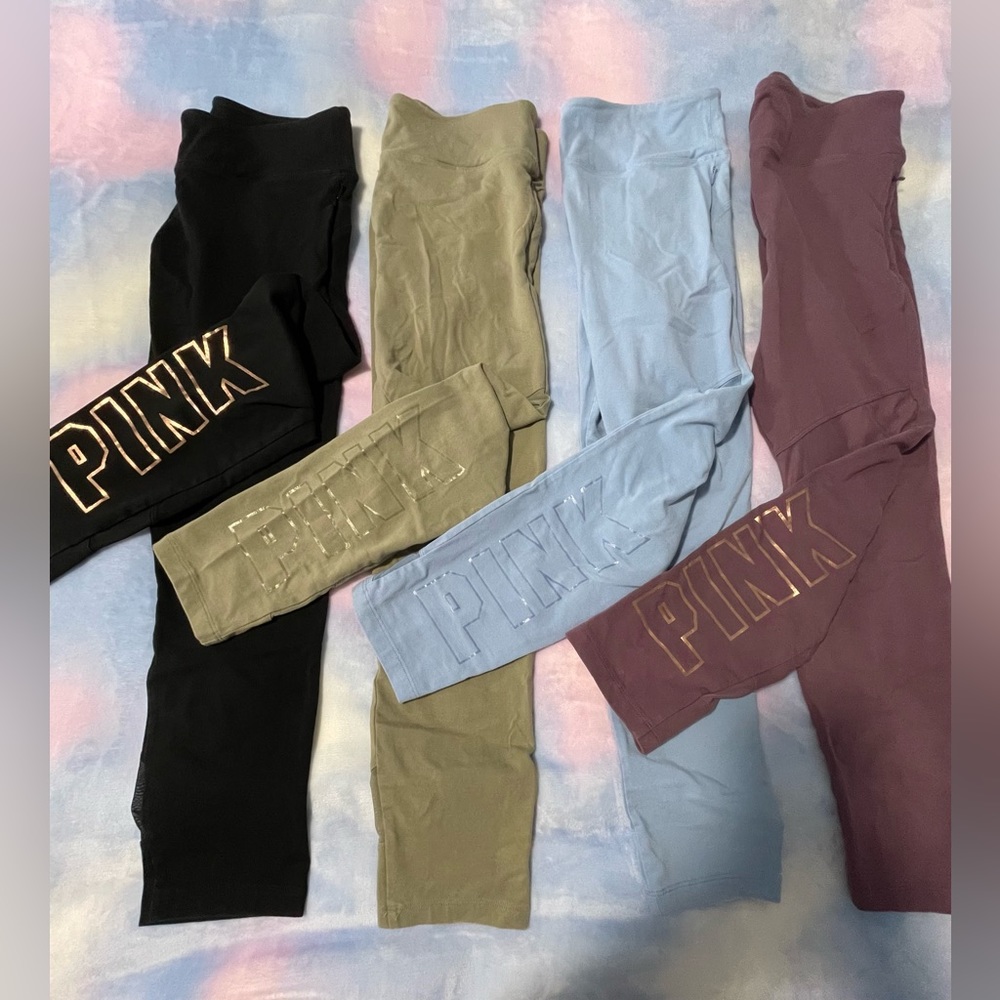 (SOLD)VS PINK Yoga Leggings bundle
